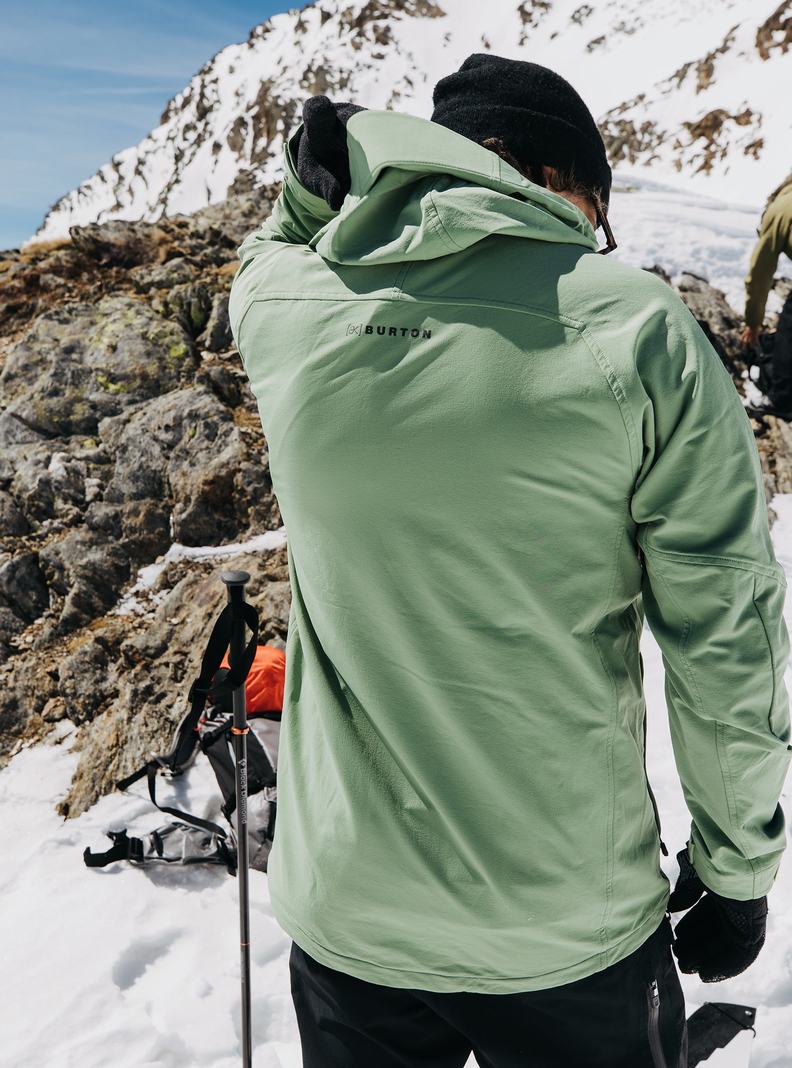Burton [ak] Softshell Zimní Bunda Panske Zelene | 90417-KRCW