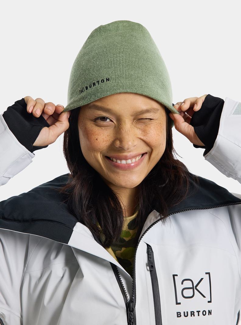 Burton [ak] Tech Čiapky Damske Zelene | 13528-QRJV
