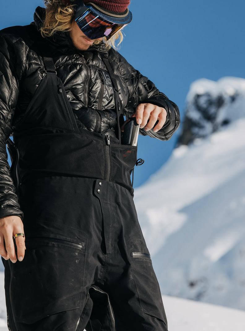 Burton [ak] Tusk GORE-TEX PRO Hi-Top 3L Snowboardove Nohavice Panske Čierne | 76584-OEXV