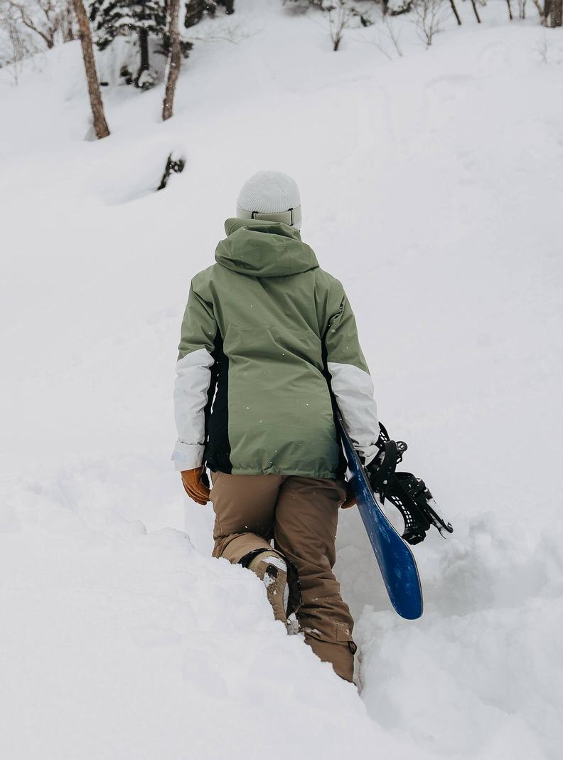 Burton [ak] Upshift GORE-TEX 2L Zimní Bunda Damske Zelene Biele Čierne | 60283-EUOX