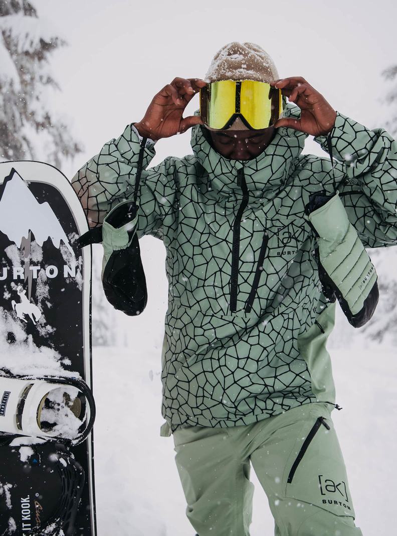 Burton [ak] Velocity GORE‑TEX 2L Anorak Zimní Bunda Panske Zelene | 26795-NSET